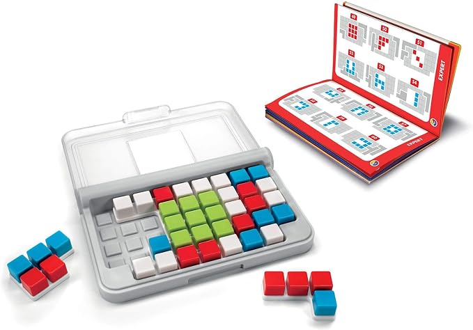 SmartGames IQ Focus – Color & Logic Puzzle with 120 Challenges – Compact Brain Teaser Game for Kids & Adults Ages 7+