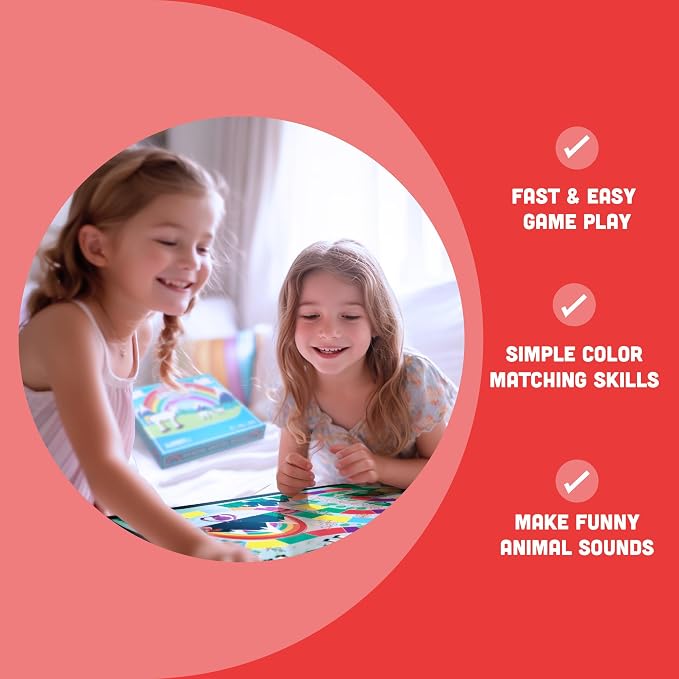 Rainbow Unicorn Rescue - Board Game for Kids Ages 4-8, Fun Family Board Games, Games for 4+ Year Olds, Kids Games for 4+ Year Old Birthday Gift, Unicorn Toy for Girls and Boys, Cooperative Board Games