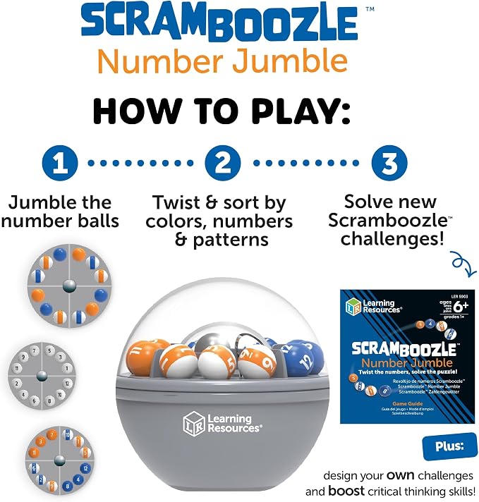 Learning Resources Scramboozle Number Jumble