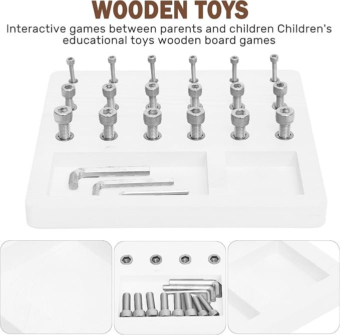 DICYWUDI Wooden Pegboard for Finger Dexterity, Finger Strength Trainer for Hand Grip Strengthener Targeted Strength, Relief & Recovery– for Men, Women, and Seniors