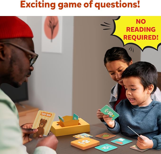 Skillmatics Guess in 10 Junior – Inside My House, Card Game, Gift for Kids | Educational Trivia Game for Preschoolers, Travel Toy & Guessing Board Game, Screen-Free, Boys & Girls Ages 3, 4, 5 & 6