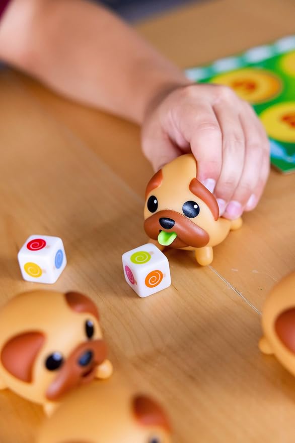Tongues Out! The Squishy, Squeezy Preschool and Children Game - Educational Puppy Fidget Memory Color Matching Fun by Blue Orange Games - 2-4 Players for Ages 4+