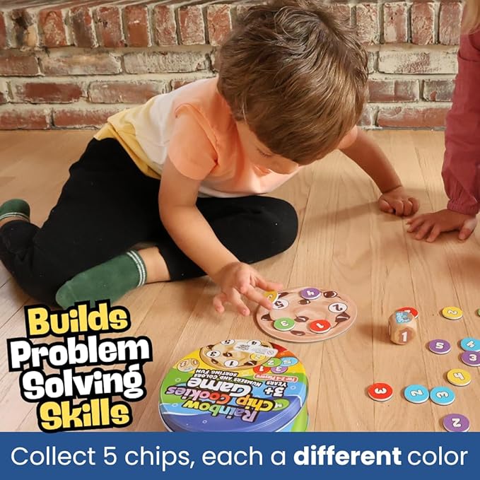 Rainbow Chip Cookie Sorting Game for Colors and Numbers by Pidoko