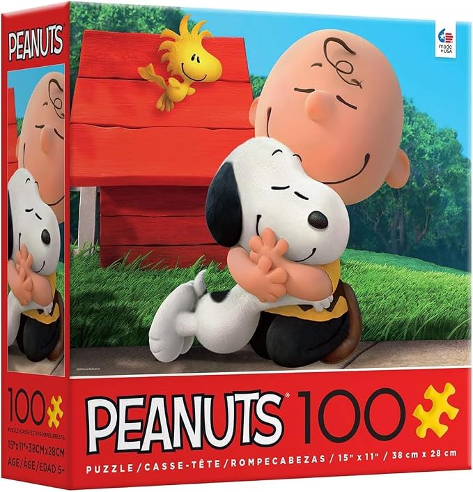 Ceaco - 100 Piece Best Friends Jigsaw Puzzle for Kids Ages 6-8 | Officially Licensed, Made in USA, Recycled Puzzle Board