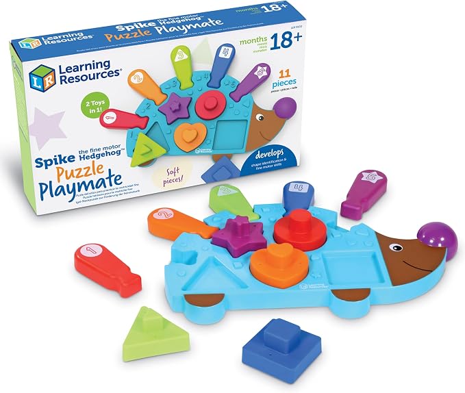 Learning Resources Spike the Fine Motor Hedgehog Puzzle Playmate
