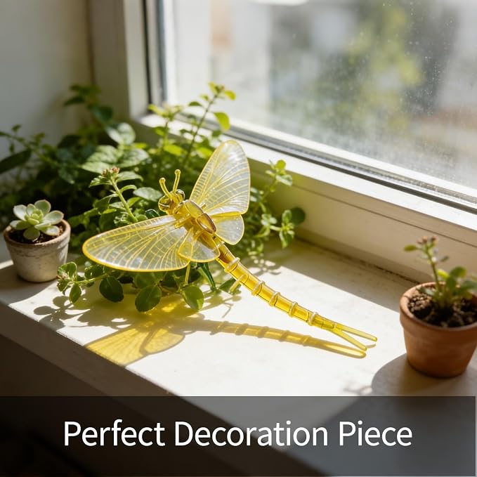 3D Acrylic Insect Puzzle DIY Bug Model Kit Animal STEM Gift | Building Kits Crafts Figurine Sculpture Nature Decoration Educational Display Toys for Kids Teens and Adults (Mayfly)