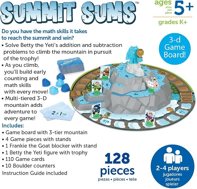 Learning Resources Summit Sums Math Game