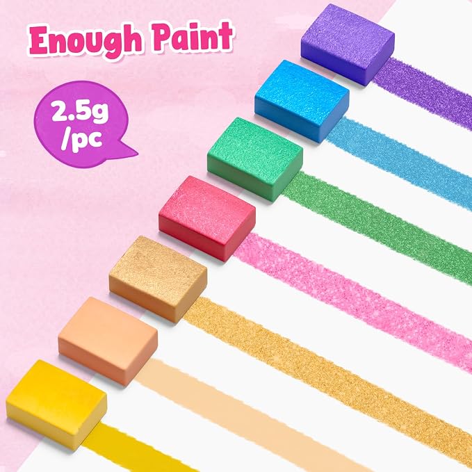 JoyCat Paint with Water Coloring Books for Toddlers (Magical Pony) | Watercolor Painting Set for Kids Ages 3-5 & 4-8, Arts & Crafts Drawing Activity Travel Toy, Birthday Gifts for Boys & Girls