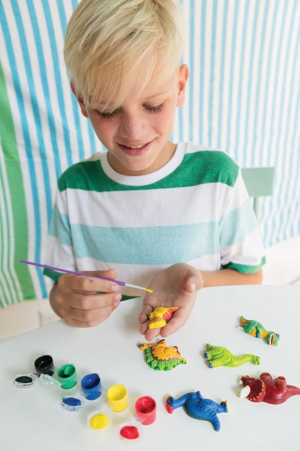 4M | STEAM Dinosaur World Exploration| Hands-On Science Kit with Dinosaur Figures & Fossil Experiments for Kids Ages 5+ - Educational Paleontology Toy Gift