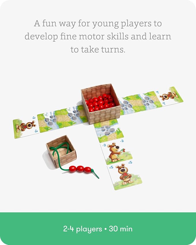 SimplyFun Share a Berry - Collect Berries While Having Fun and Counting - A Toddler Game for Kids Ages 3-5, 2 to 4 Players
