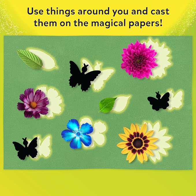 Skillmatics Magical Sun Art – Out in Nature, STEM Paper Craft Kit for Kids | Decorative Paper, Nature Stencils & Markers, Create with Sunlight, Mess-Free, Gifts for Ages 4, 5, 6, 7, 8, 9, 10, 11, 12