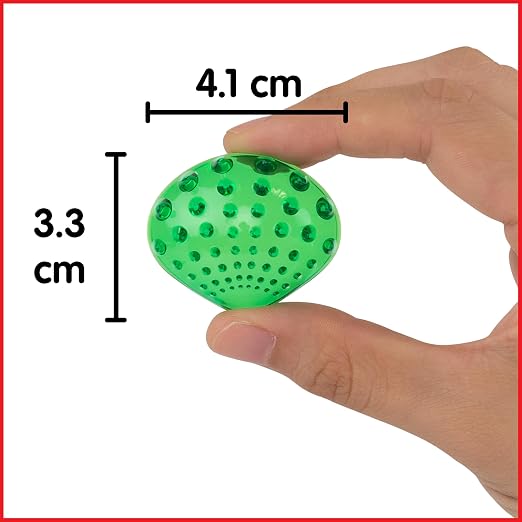 edxeducation Tactile Shells, Set of 72, Translucent, 6 Textures and Colors | Ages 18m+, Light Table and Sensory Bin Toys, Explore Early STEM Concepts