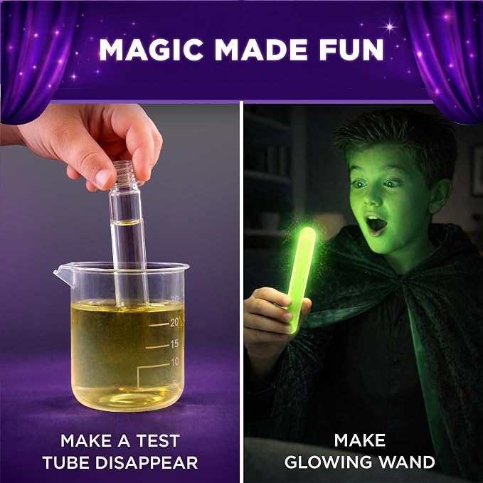 Doctor Jupiter Magic Science Experiments Kit for Kids Ages 8+ | Magic Tricks, Science Kits for Kids Ages 8-12, Birthday Gift Ideas for Boys & Girls 8, 9, 10, 11, 12 Year Olds, STEM Toys