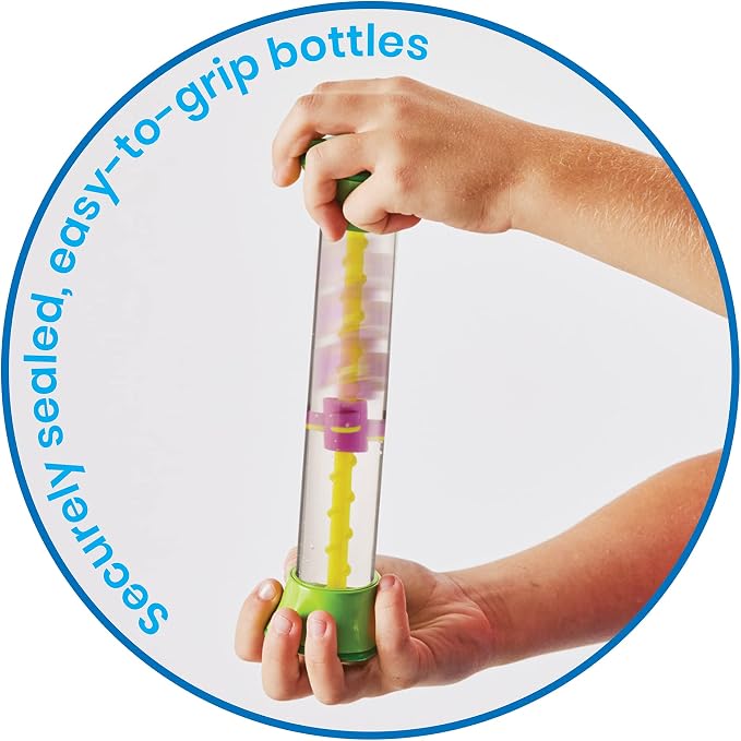 hand2mind Sensory Fidget Tubes, Sensory Toys, Travel Toys, Quiet Fidgets for Classroom, Calm Down Corner Supplies, Anxiety Relief Items for Kids, Toddler Stocking Stuffers, for Kids | Sensory Toys, Travel Toys, Quiet Fidgets, Anxiety Relief Items, Pres...