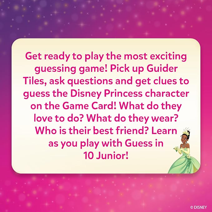 Skillmatics Guess in 10 Card Game Disney Princess – Gift for Preschool Kids | Family Trivia Game, Educational Travel Toy, Board Game, Cinderella, Ariel, Screen-Free Fun, Girls & Boys Ages 3, 4, 5, 6