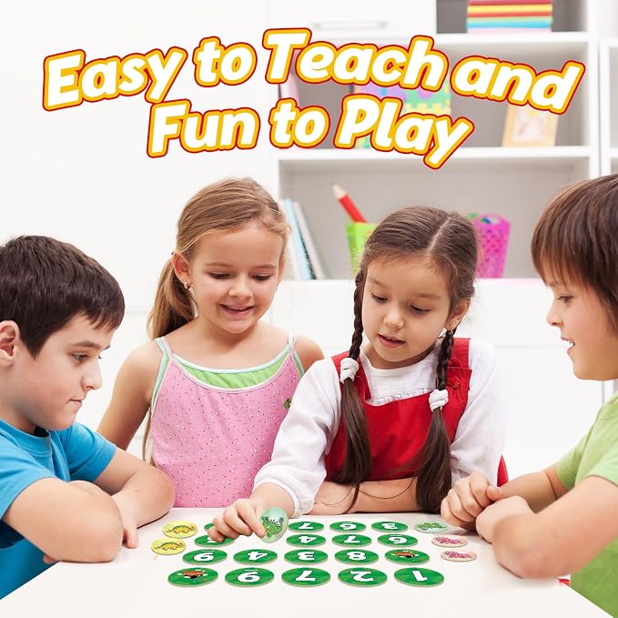 Aizweb Math Games for Kids,Addition & Subtraction Games,Educational Learning Games for Boys and Girls Ages 4 5 6,Counting Homeschool Classroom Travel Indoor Outdoor