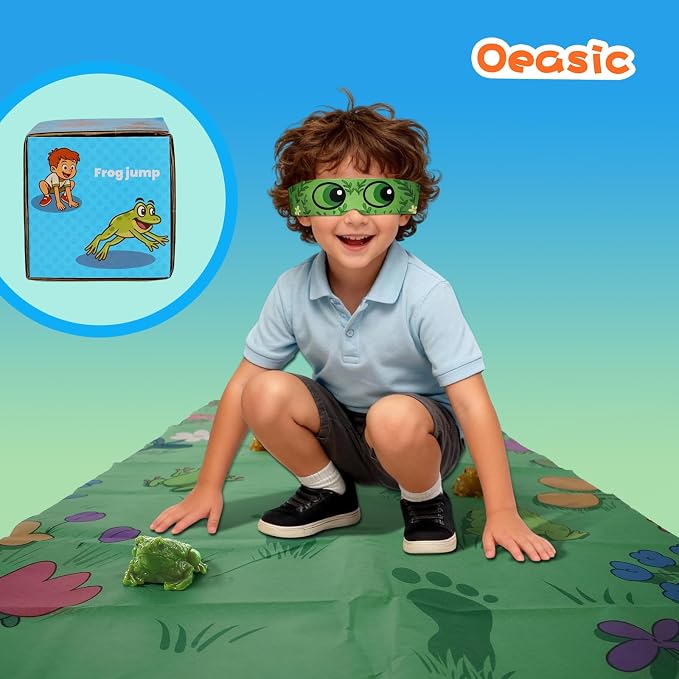Don't Step in Frogs Board Games, Gifts for Kids Ages 4+