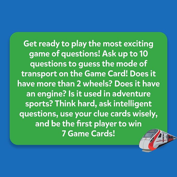 Skillmatics Guess in 10 – Things that Go, Educational & Trivia Card Game