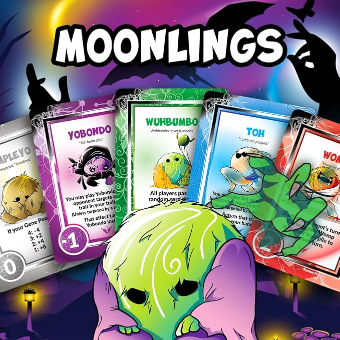 Shadow Puppets Bolster Expansion for Doomlings - Introducing 40 New Cards & Four Haunting New Species of Doomlings: Deeplings, Glitterlings, Moonlings, and Fuzelings