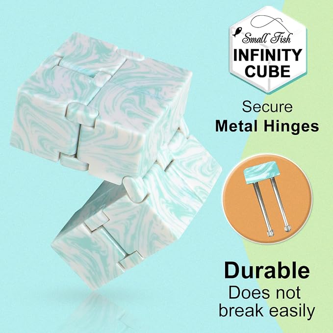 Infinity Cube Fidget Toys for Kids, Sensory Fidget Cube for Stress Relief | Mini Gadget for Boys and Girls with Autism, ADD, and ADHD, Cool Handheld Desk Toy