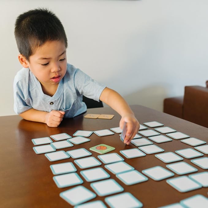 Wildkin Memory Matching Game – 36 Educational Pairs for Toddlers & Preschool - Boy