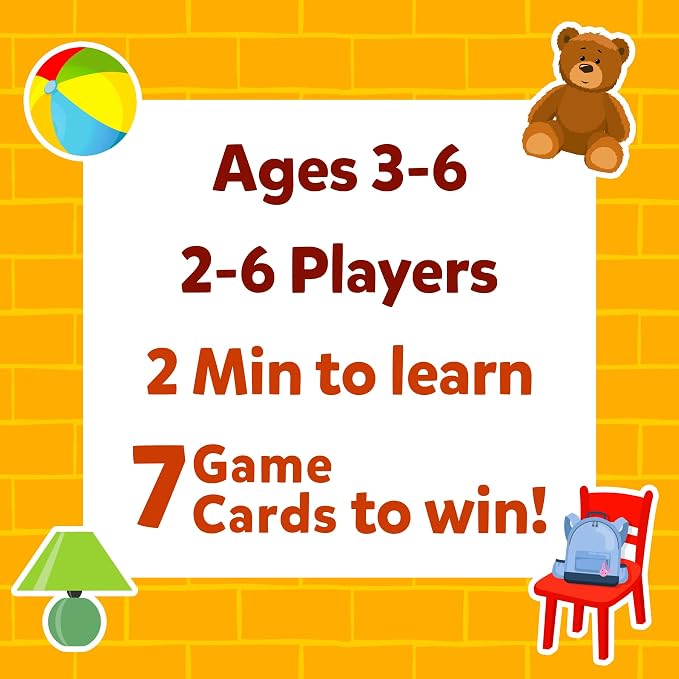 Skillmatics Guess in 10 Junior – Inside My House, Card Game, Gift for Kids | Educational Trivia Game for Preschoolers, Travel Toy & Guessing Board Game, Screen-Free, Boys & Girls Ages 3, 4, 5 & 6
