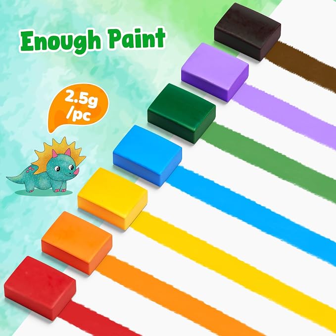 JoyCat Paint with Water Coloring Books for Toddlers (Dinosaurs) | Watercolor Painting Set for Kids Ages 3-5 & 4-8, Arts & Crafts Drawing Activity Travel Toy, Birthday Gifts for Boys & Girls