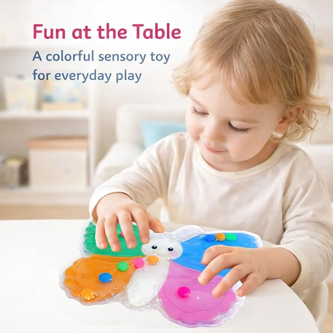 Sean's Choice Color Sorting Sensory Toys for Toddlers, Roadtrip Travel Essenstial Fine Motor Autism Fidget Preschool Classroom Activities for Kids (Butterfly)