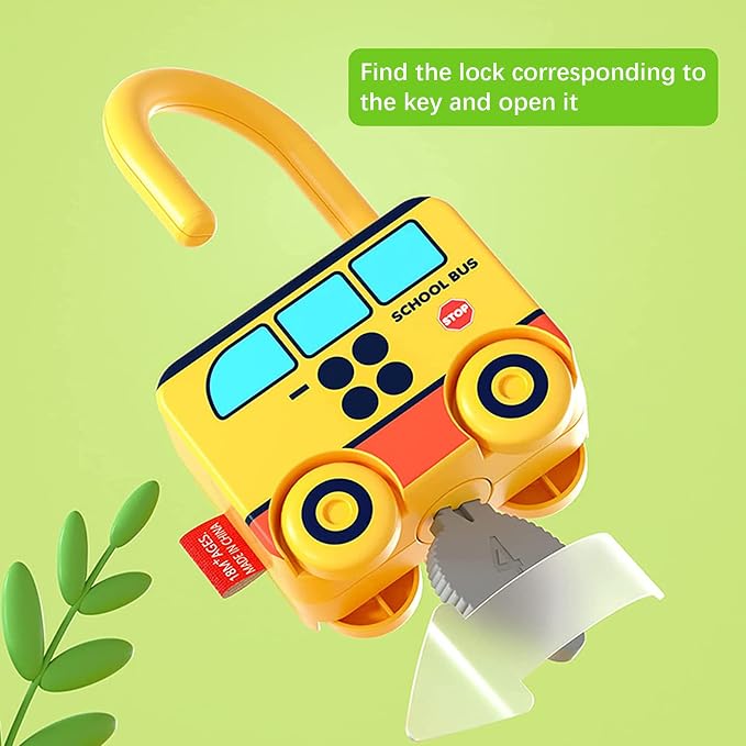 Montessori Educational Toys Learning Games Busy Board - Toddler Car Activities - Sensory Fine Motor Skills Developmental Toys - Birthday for Boys Girls