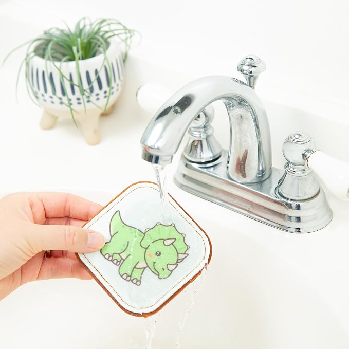 Felt Dinosaur Matching Game for Toddlers – Dino Memory Game & Flash Cards – Soft and Safe for Ages 1+ – Montessori Preschool Learning Activity – Educational Dinosaur Toy for Girls & Boys