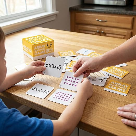 Fun Express Array Matching Game for Kids - 161 Pieces | Educational And Learning Activities