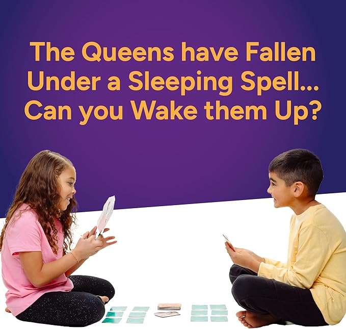 Sleeping Queens Card Game by Gamewright | Kids and Family Card Games for Ages 8 and up | Fast Playing Strategy & Math Board Game | 2–5 Players