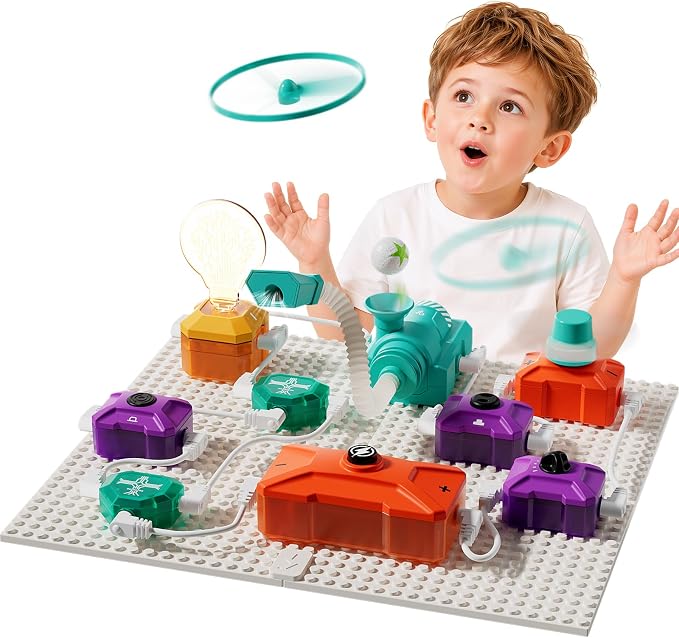 Science Kits for Kids, 38 Circuits STEM Toys, 220+ Projects Experiments | Learning Education toys, Kids Circuit Building Kits, Electronics Exploration Gift for Boys Girls Ages 4 5 6 7 8 9 10 11 12