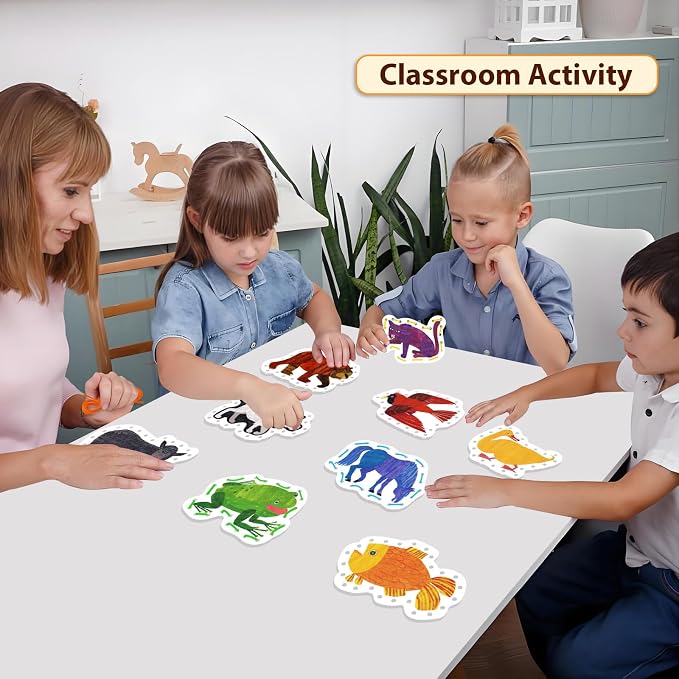Ai fsem Brown Bear Brown Bear What Do You See Lacing Cards Felt Pieces Sewing Cards Lacing Toy Fine Motor Activities Montessori Toys Toddler Crafts