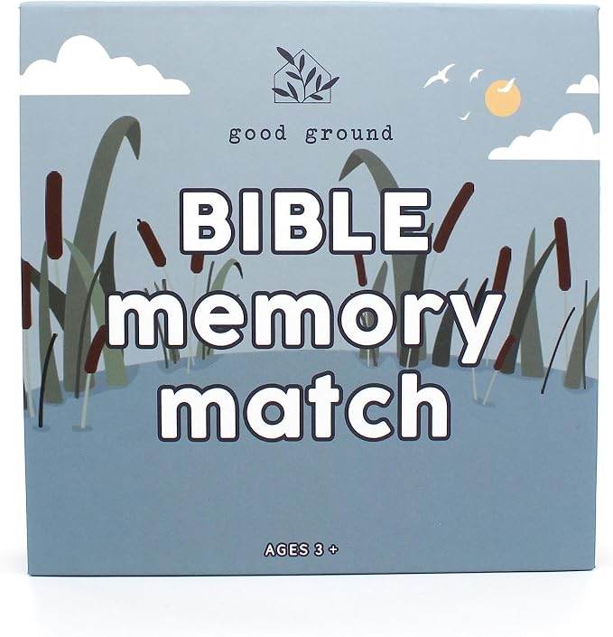 Good Ground Toddler Matching Memory Match Game | Fun & Fast Gifts for Boys & Girls Ages 3 to 7 - Christain Preschool Homeschool Biblical Bible Themed Card Game