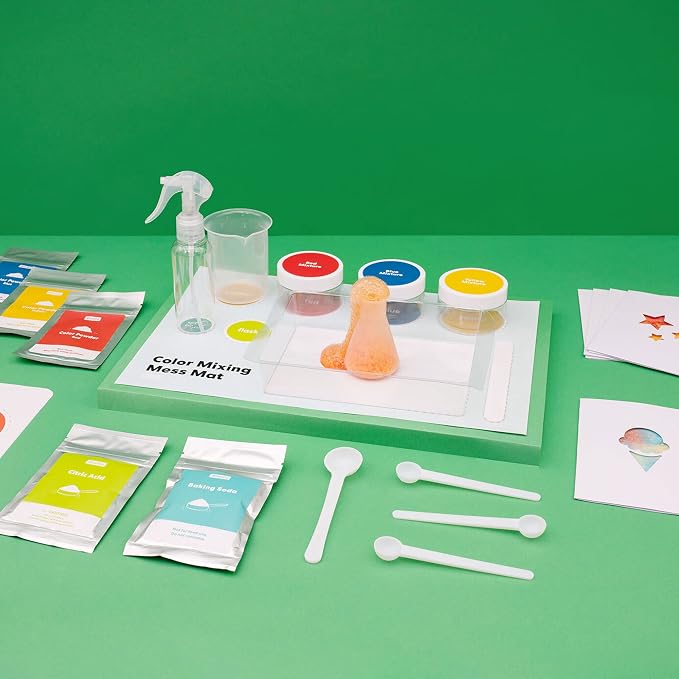 KiwiCo - Colorful Chemistry Set and Science Kit with Safe Chemical Reactions, for 3-8 Year Old Boys & Girls
