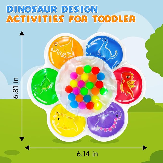 Christmas Color Sorting Sensory Toy for Toddlers 3-5 Years | Montessori Fine Motor Skills Development for Travel & Autism Learning Activity, Airplane, Classroom