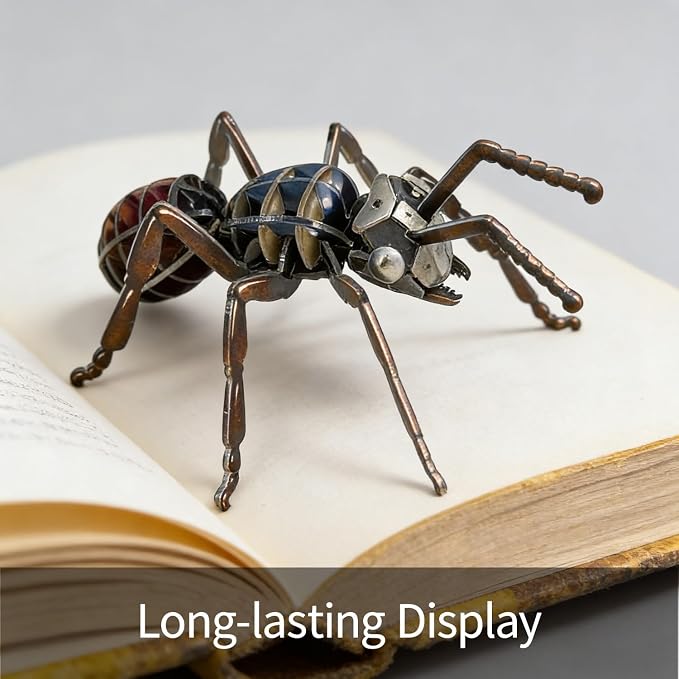 3D Acrylic Insect Puzzle DIY Bug Model Kit Animal STEM Gift | Building Kits Crafts Figurine Sculpture Nature Decoration Educational Display Toys for Kids Teens and Adults ( Ant)