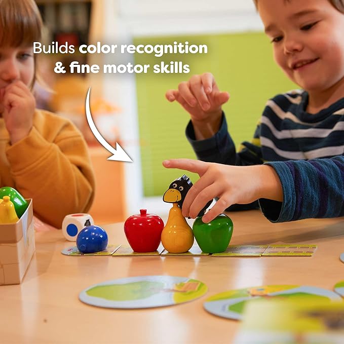 HABA My Very First Games - First Orchard Toddler Game - My First Orchard Game, Cooperative Toddler Board Games for 2 Year Olds - Made in Germany | This cooperative learning game is perfect for preschool, family game night, toddler activities, and educa...