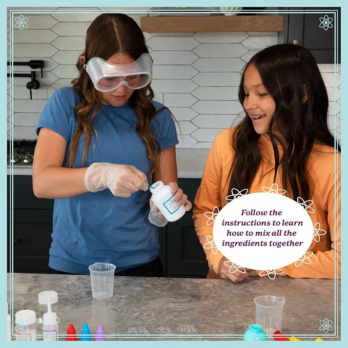MindWare Science Academy Bath Bomb lab Kit | Hands-on experiments kids set up and run themselves. Ages 4+.