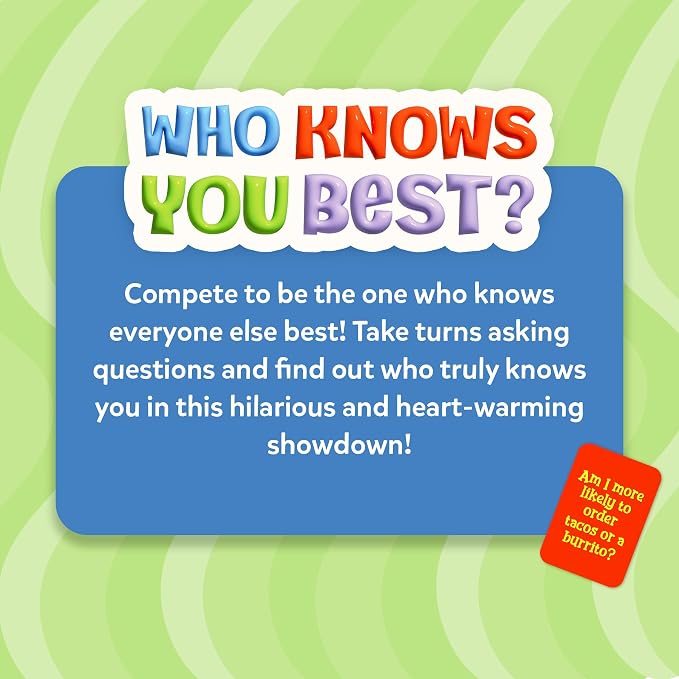 Skillmatics Card Game – Who Knows You Best? Hilarious Family Party Game | Conversation Game for Kids, Boys, Girls, Teens & Adults, Fun for Family Game Nights, Gift for Ages 8, 9, 10 and Up