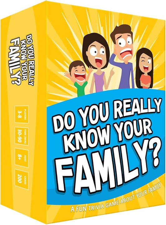 Do You Really Know Your Family? Fun Family Game for Kids, Teens and Adults | Best Family Game Night Card Board Game for Kids 8+ & Adults, Family Edition Trivia & Conversation Cards, Top Family Gifts
