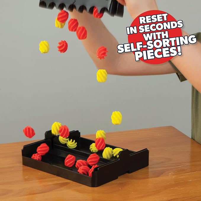Auto Reset - 4 in a Row Board Game - Board Games for Family Night - Strategic Game Play - Multi-Player Board Games - Ages 6+