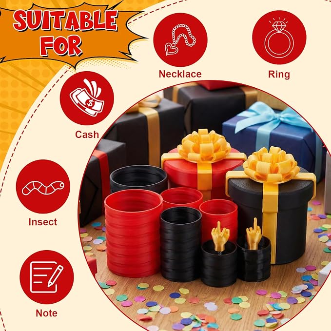 4.72 in Gotcha Box, 3D Printed Prank Mystery Box for Men Women, Annoying Nesting Gift Boxes with La Puta Caja Broma, Surprise Birthday Gifts Prank Puzzles for Adults Best Friends Her/Him