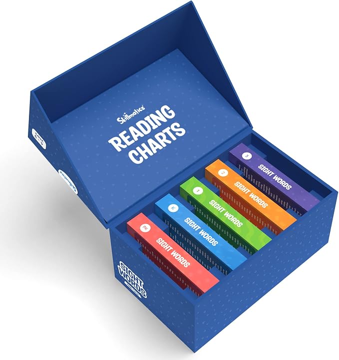 Skillmatics Flash Cards – Sight Words, Vocabulary & Spelling Learning Game | Perfect for Kindergarten, 1st, 2nd, 3rd Grade, Includes The Dolch & Fry Word List, Educational Gift for Ages 4, 5, 6, 7, 8
