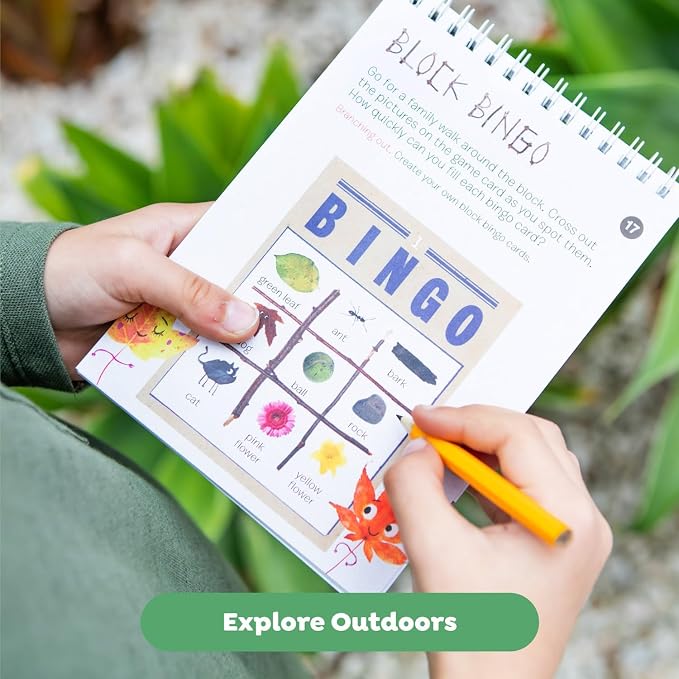 Tiger Tribe: Outdoor Adventure Set for Kids, Engaging Nature Exploration Activity Kit with Chalk, Magnifying Glass & More for Ages 5+