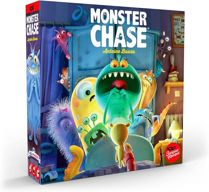 Monster Chase | Scare Away the Mischievous Closet Monsters | Fun Kids Game for All Ages | Cooperative Memory Matching Game | Unique Birthday Gifts for Kids | Ages 3+ | 1-6 Players | 10 Min