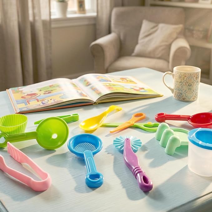 Hiawbon 20 PCS Sensory Bin Tools Sensory Bin Toys for 2+ Years Old | Sensory Sand Tools Set, Sensory Bin Filler, Fine Motor Toys Handy Scooper Set, Sensory Bin Accessories Tool