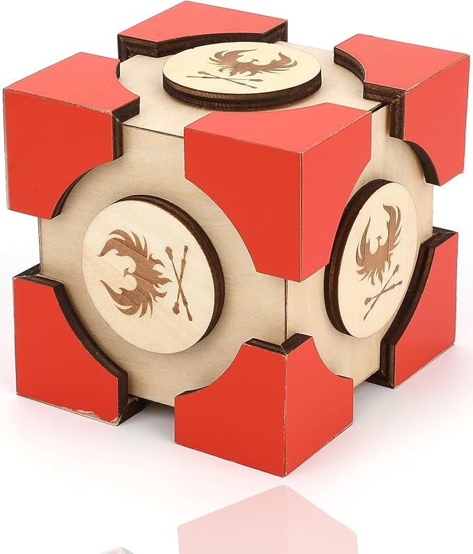 Phoenix Puzzle by Sharp Brain Zone – Interlocking Brain Teaser Cube, 3D Wooden Puzzle, Stress Relief Brain Teaser & Premium Decorative Teaser
