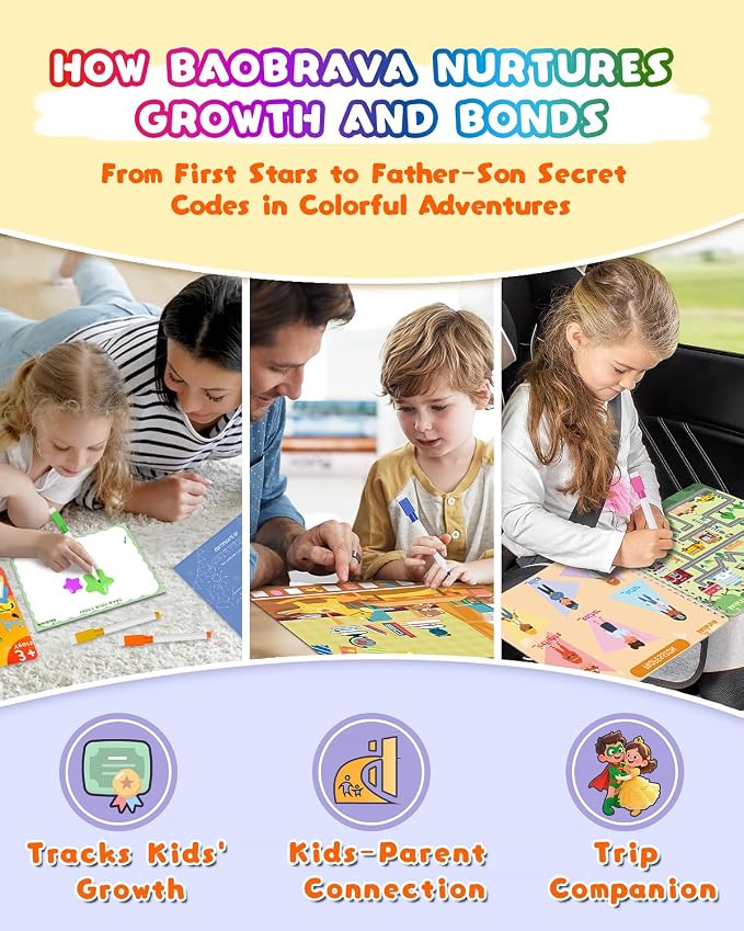 Preschool Learning Activities, 37 Themes Tracing Activity Books Ages 3-8 | Toddler Handwriting Practice Kindergarten Workbooks, Travel Game Toys for Road Trip Car Airplane,Gifts for Boys Girls